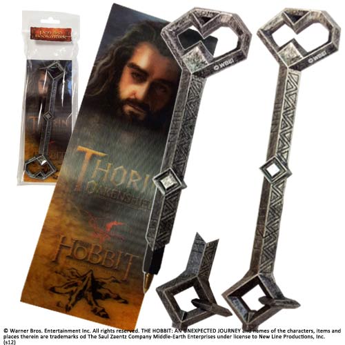 Thorin Oakenshield Key Pen and Bookmark Set From The Hobbit An Unexpected Journey