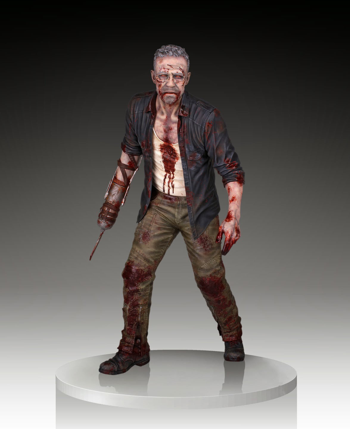 Merle Dixon Walker Polystone Statue From The Walking Dead