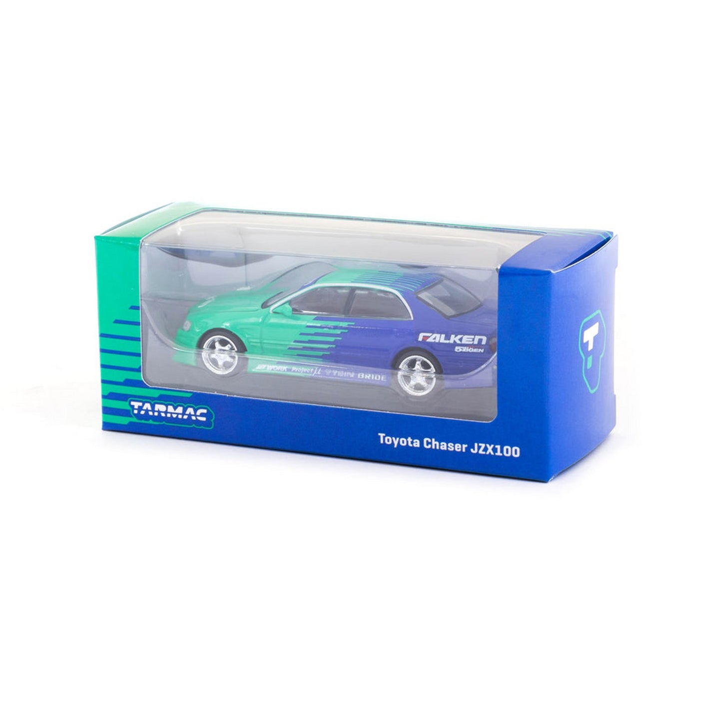 Toyota Chaser JZX100 (Falken Livery) in Blue/Green