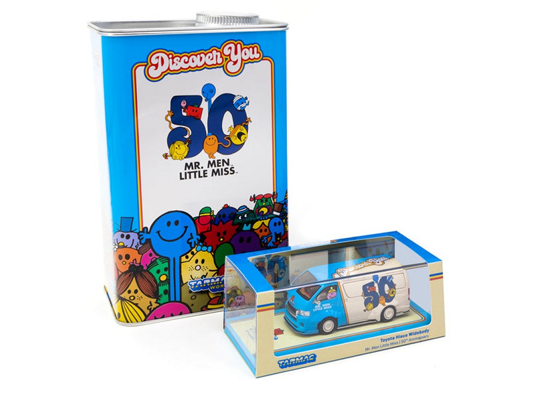 Toyota Hiace (Mr. Men Little Miss 50th Anniversary) in Blue/White