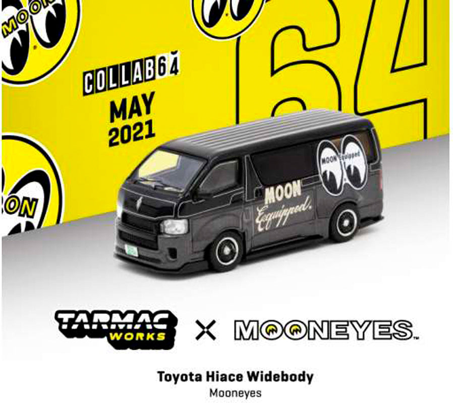Toyota Hiace Widebody (Mooneyes) in Black