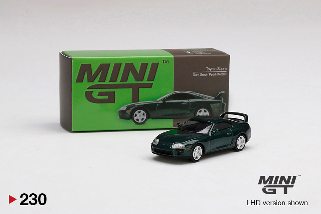 Toyota Supra (JZA80 RHD) in Dark Green Pearl Metallic