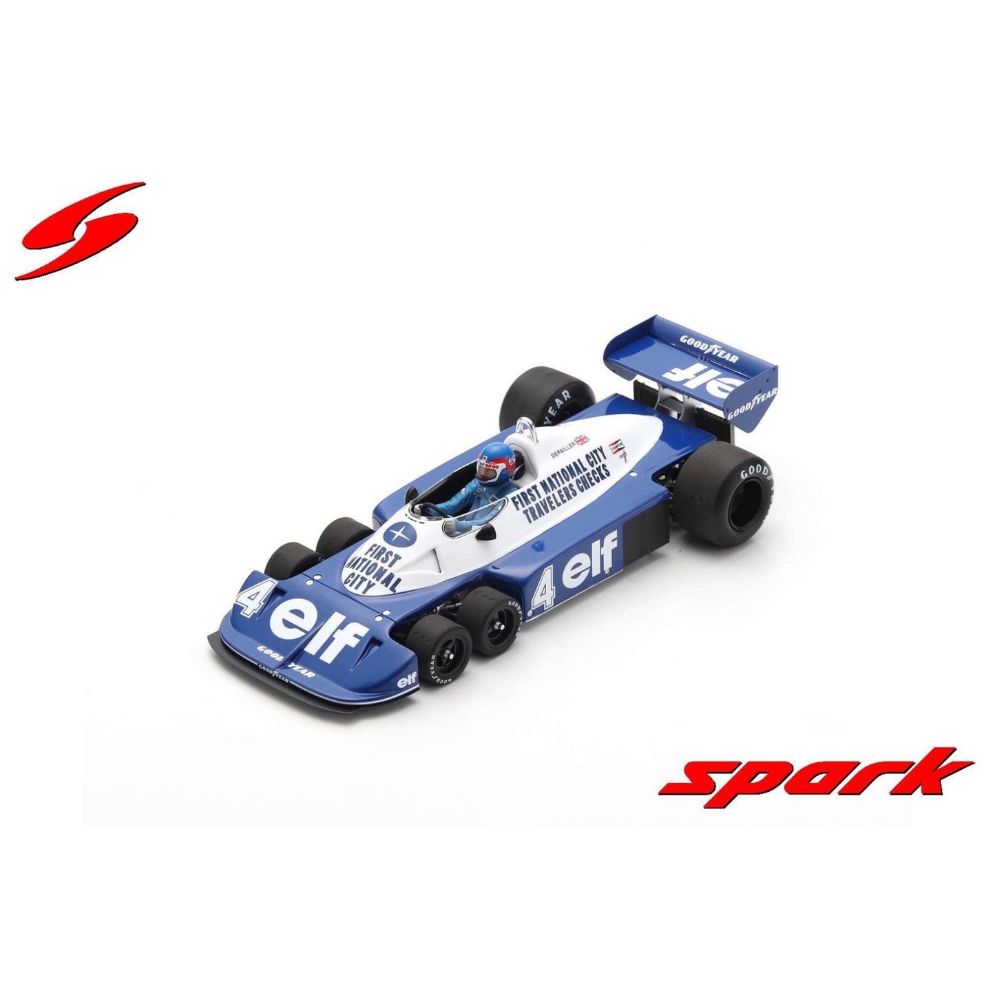 Tyrrell P34 Patrick Depailler (South African GP 1977) in Blue/White