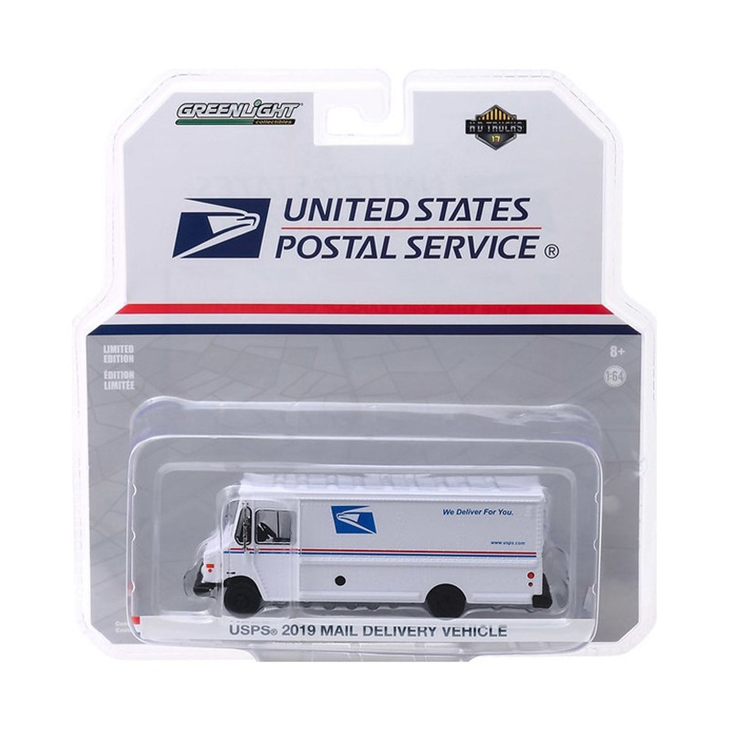 USPS Mail Delivery Vehicle (United States Postal Office 2019) in White