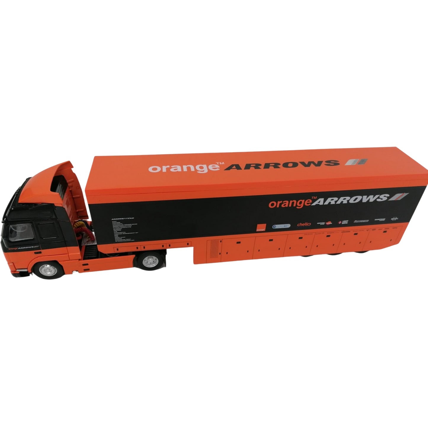 Volvo FH12 Arrows Orange Formula 1 Team in Orange/Black