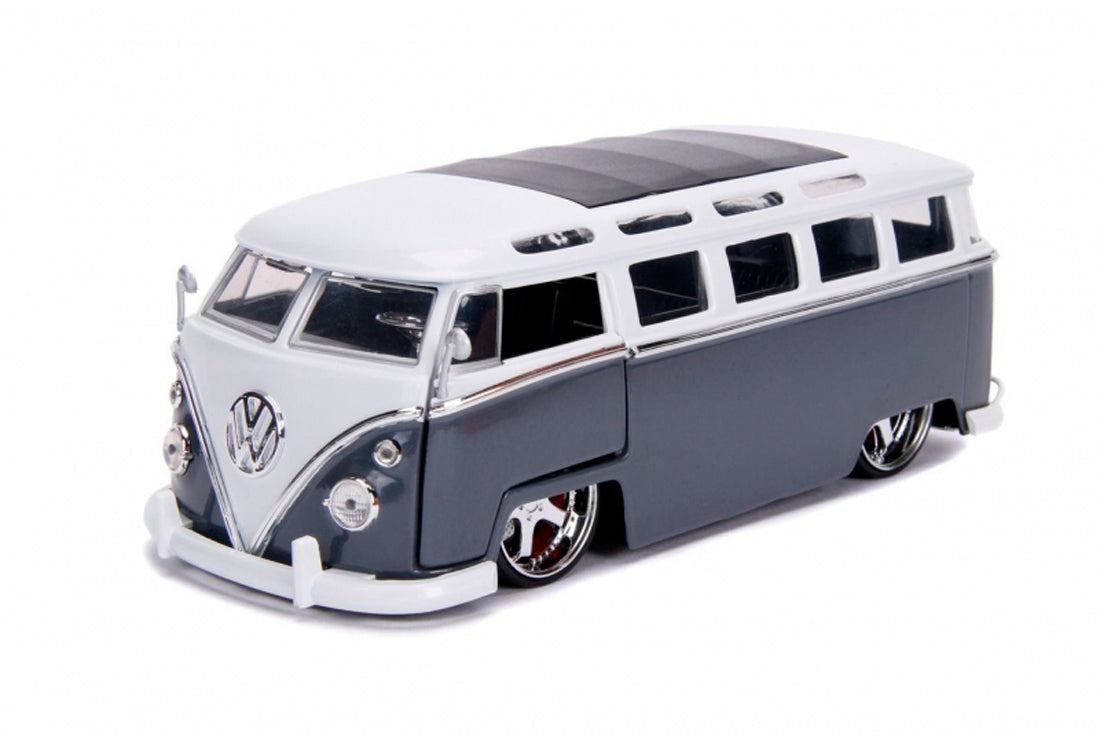 VW Bus (Custom 1962) in Grey/White