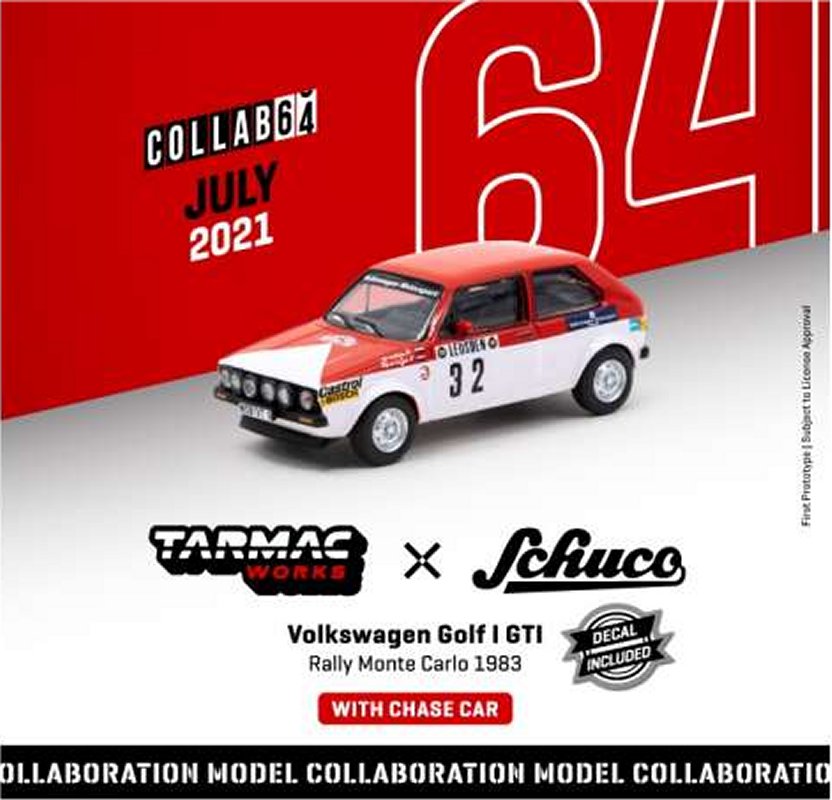 VW Golf GTi B.Bouscary/D.Authebon (Rally Monte Carlo 1983) in White/Red