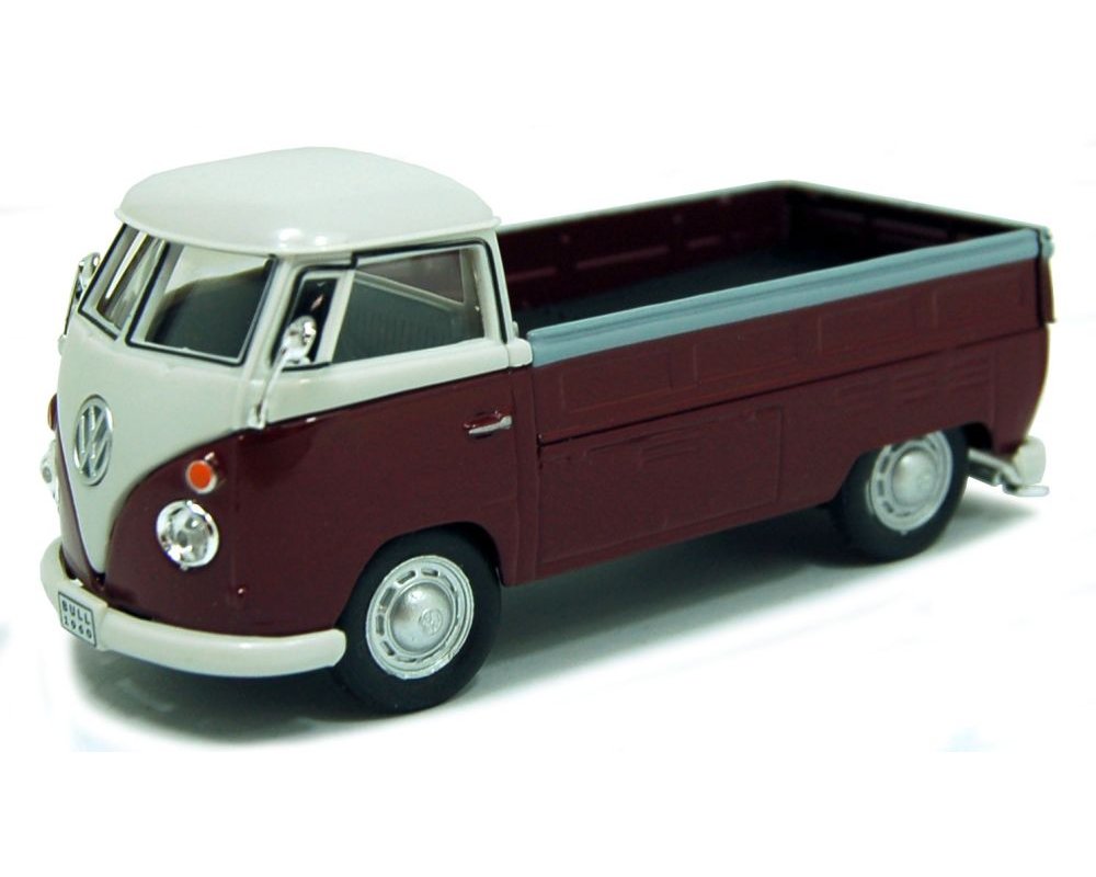 VW T1 Open Pickup Van in Maroon