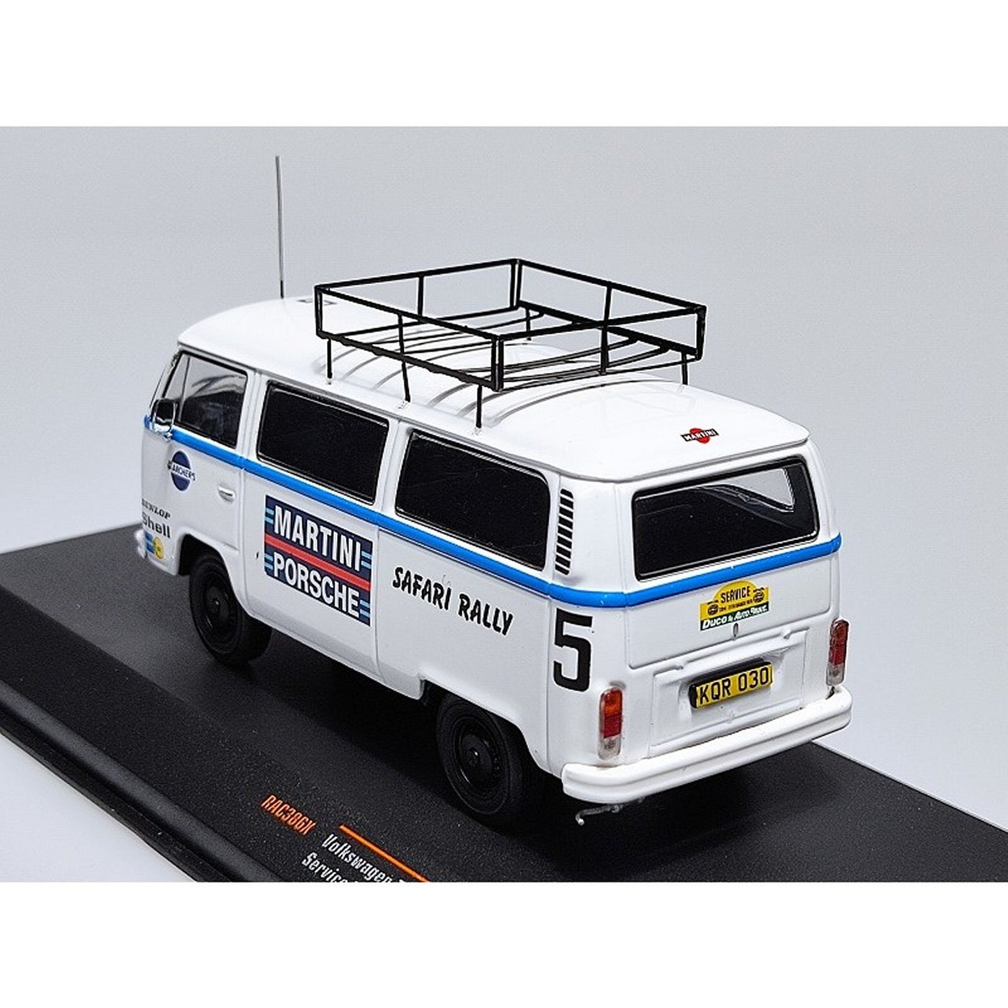 VW T2 Service Team Assistance (Martini Porsche Safari Rally 1978) in White/Blue