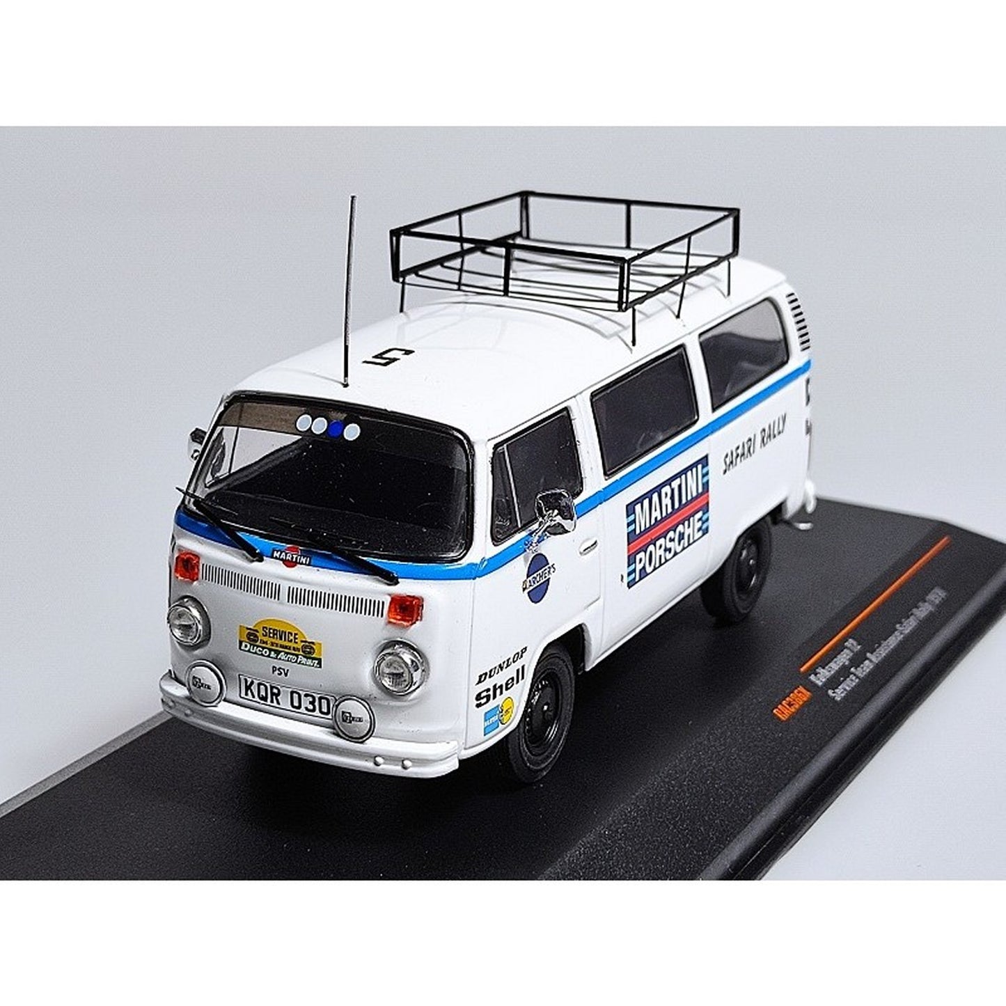VW T2 Service Team Assistance (Martini Porsche Safari Rally 1978) in White/Blue