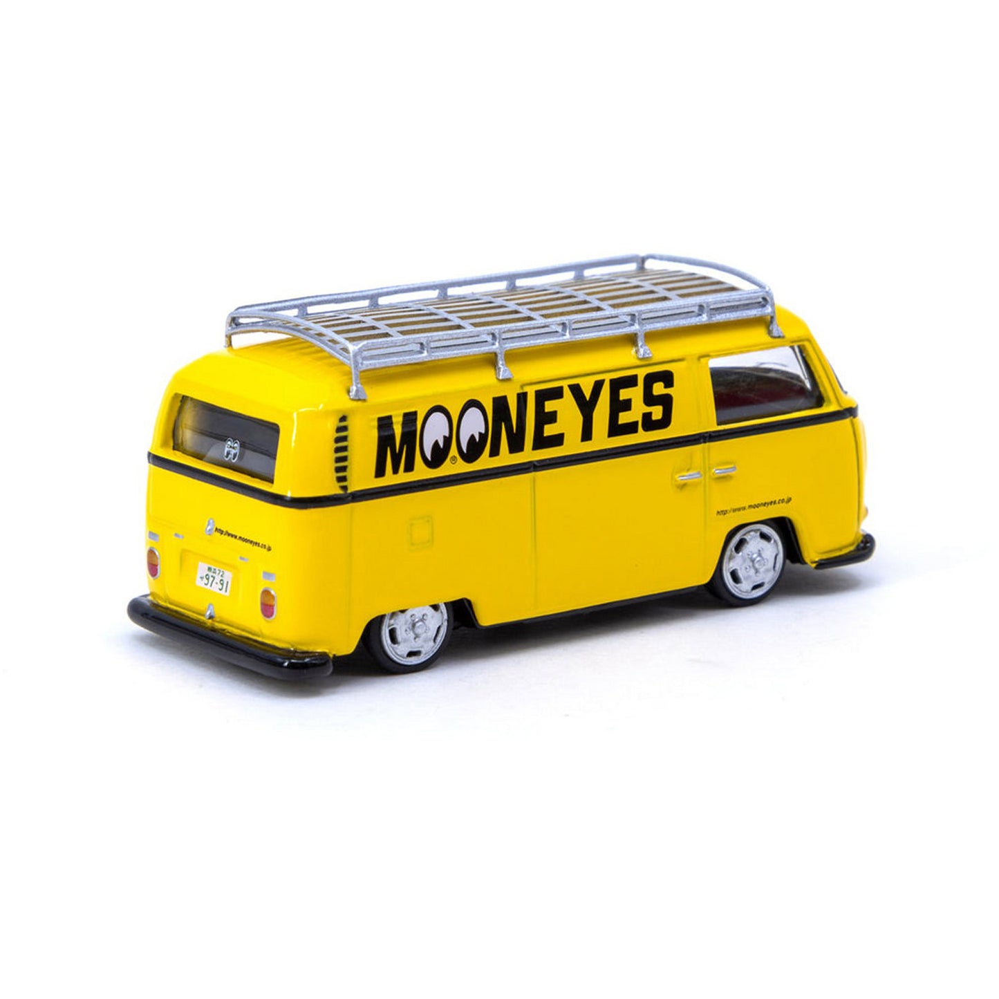 VW Type 2 Panel Van (Mooneyes With Roof Rack) in Yellow