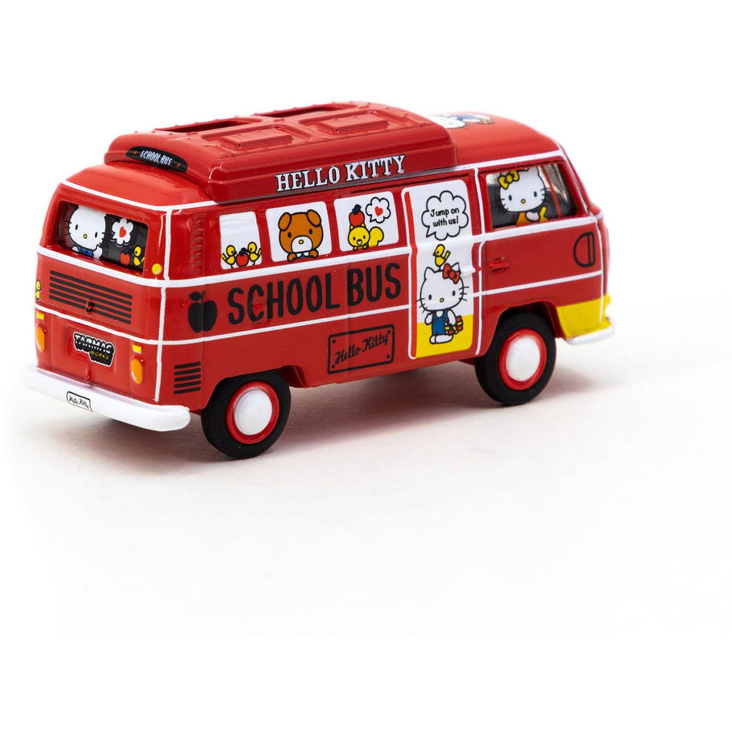 VW Type II Hello Kitty School Bus in Red