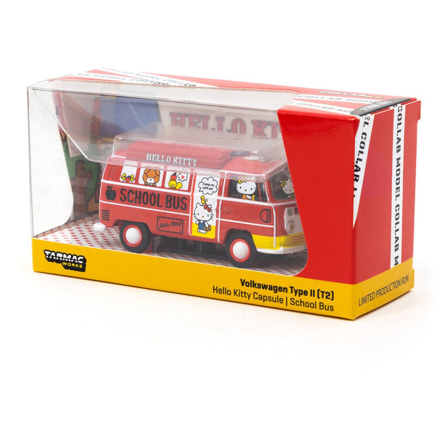 VW Type II Hello Kitty School Bus in Red