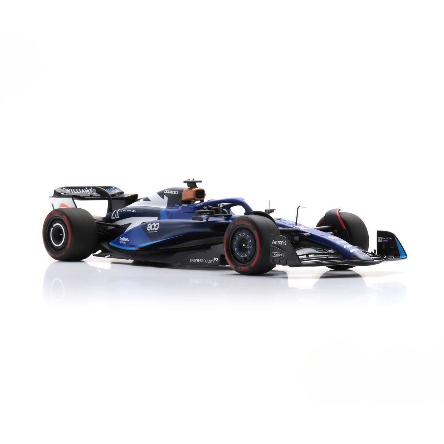 Williams F1 FW45 Alex Albon (No.23 8th 800th GP British GP 2023) in Blue