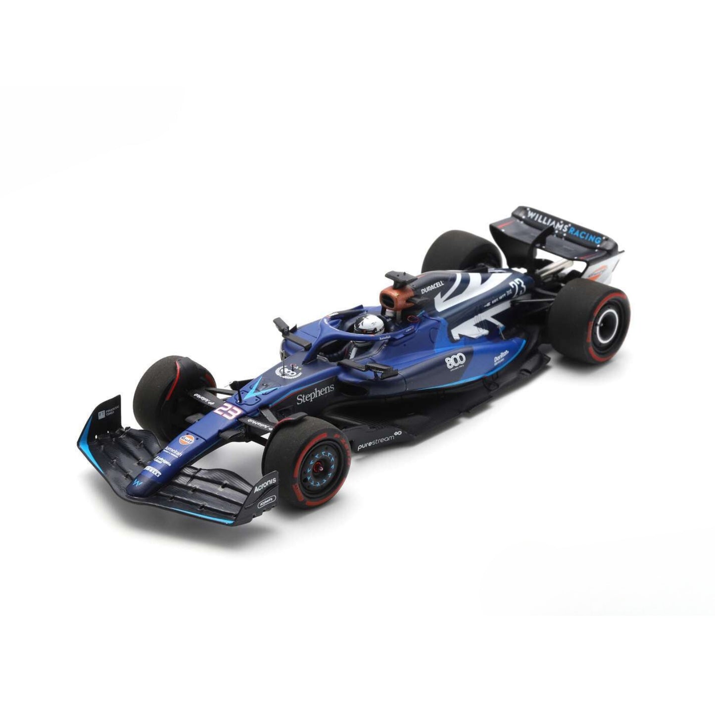 Williams F1 FW45 Alex Albon (No.23 Williams 800th GP British GP 2023) in Blue