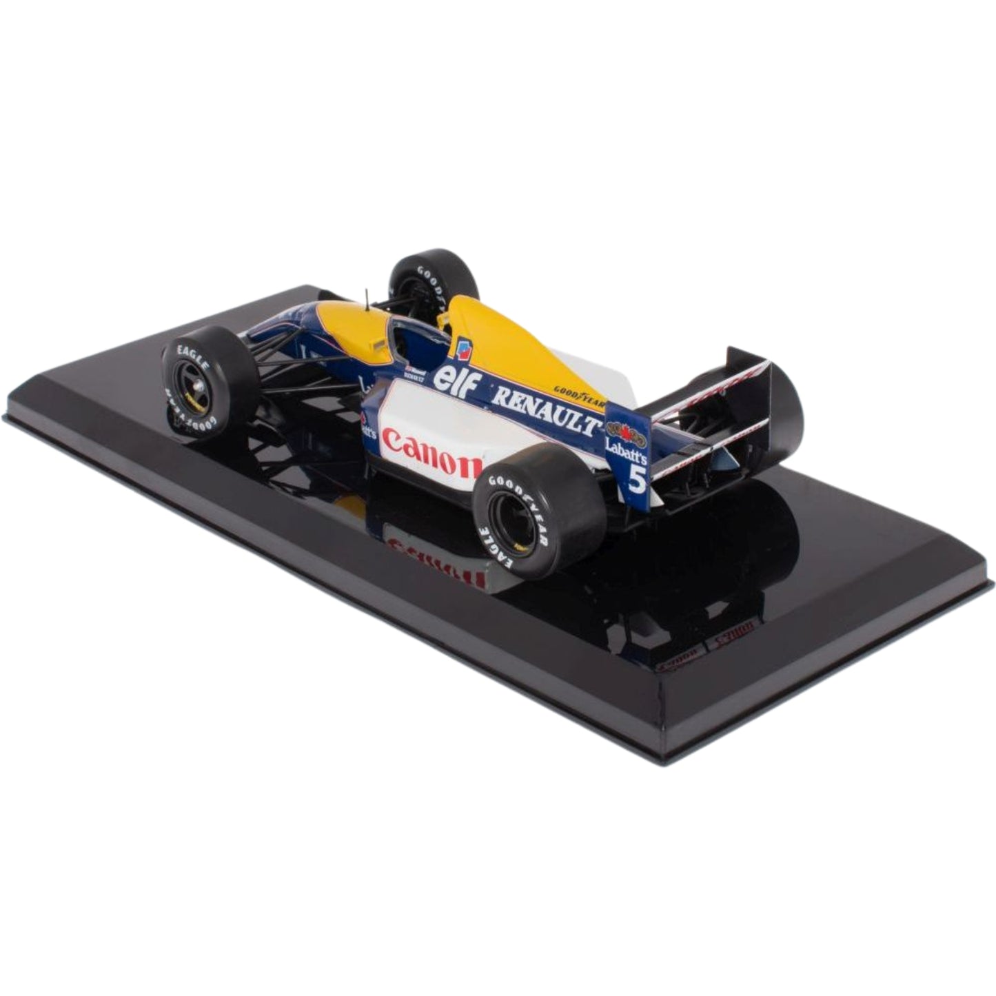 Williams FW14B Nigel Mansell (Blister Packaging 1992) in White/Blue/Yellow