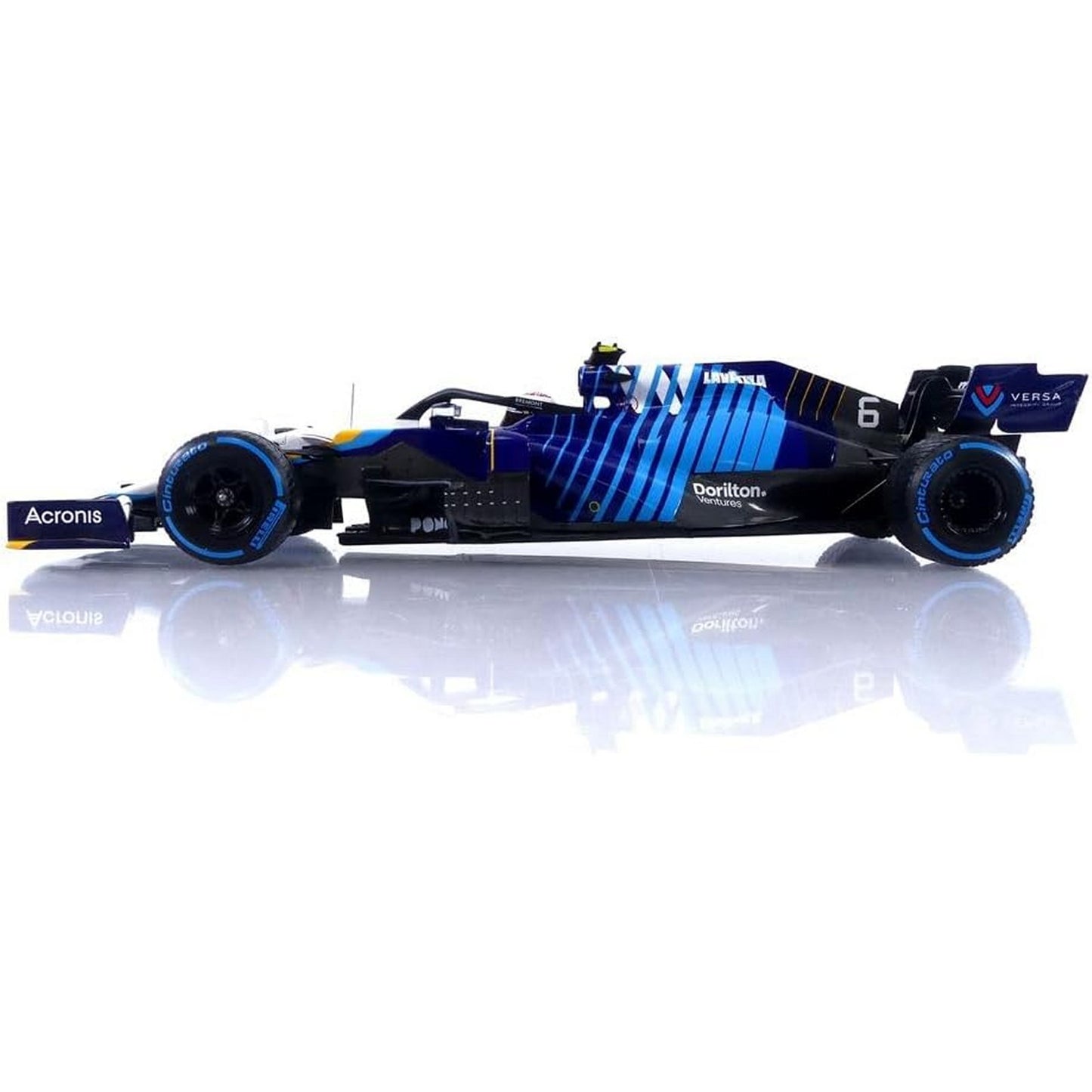 Williams Racing Mercedes FW43B Nicholas Latifi (Ninth Belgian GP 2021) in Blue/White
