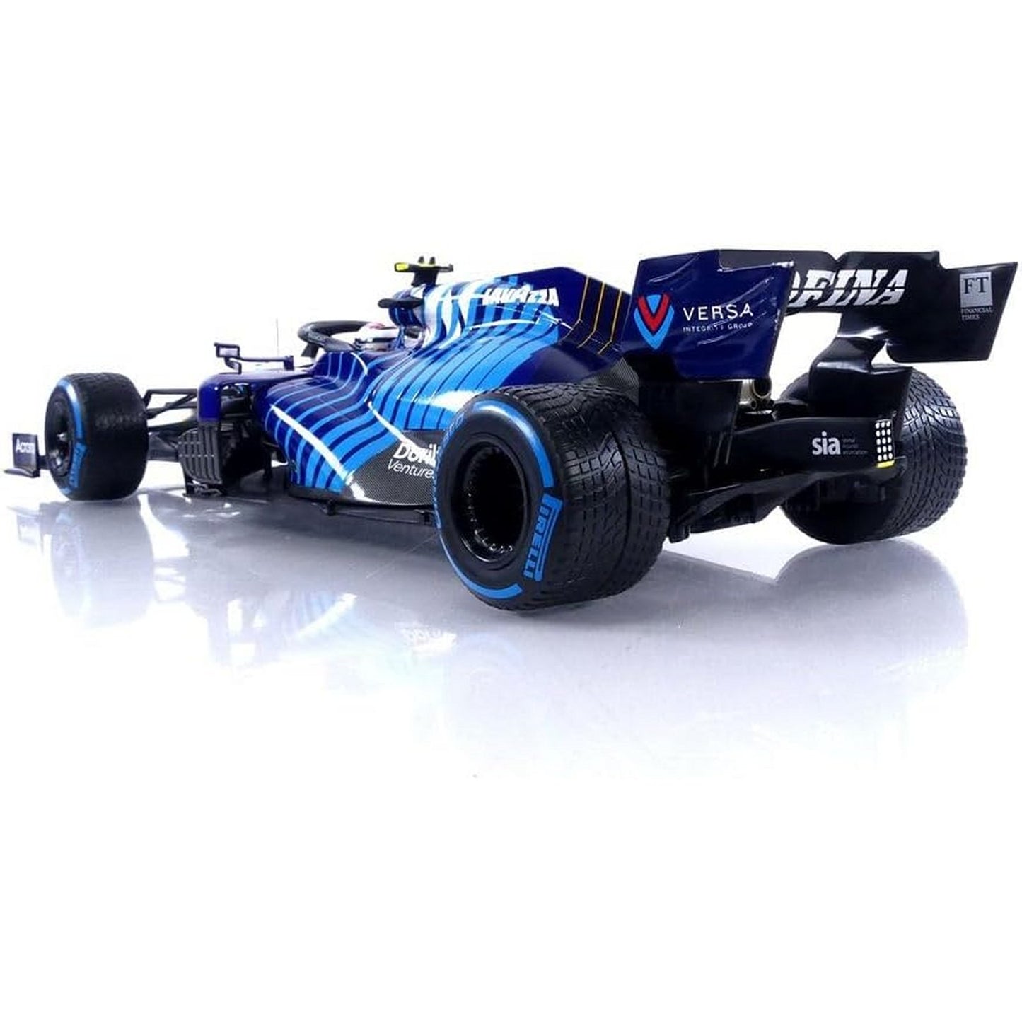 Williams Racing Mercedes FW43B Nicholas Latifi (Ninth Belgian GP 2021) in Blue/White