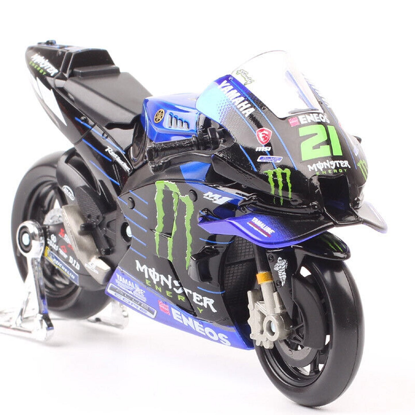 Yamaha M1 YZR Franco Morbidelli (Moster Energy Factory Racing Team 2021) in Blue/Black