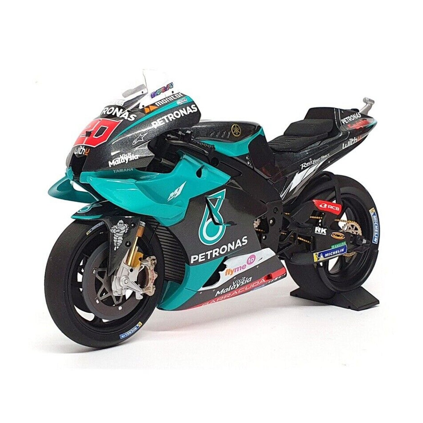 Yamaha YZR-M1 Fabio Quatararo (Petronas Team 2020) in Turquoise Green/Black