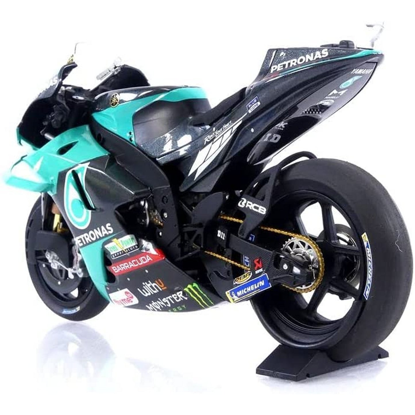 Yamaha YZR-M1 Petronas SRT Valentino Rossi (Qatar Test 2021) in Black/Green