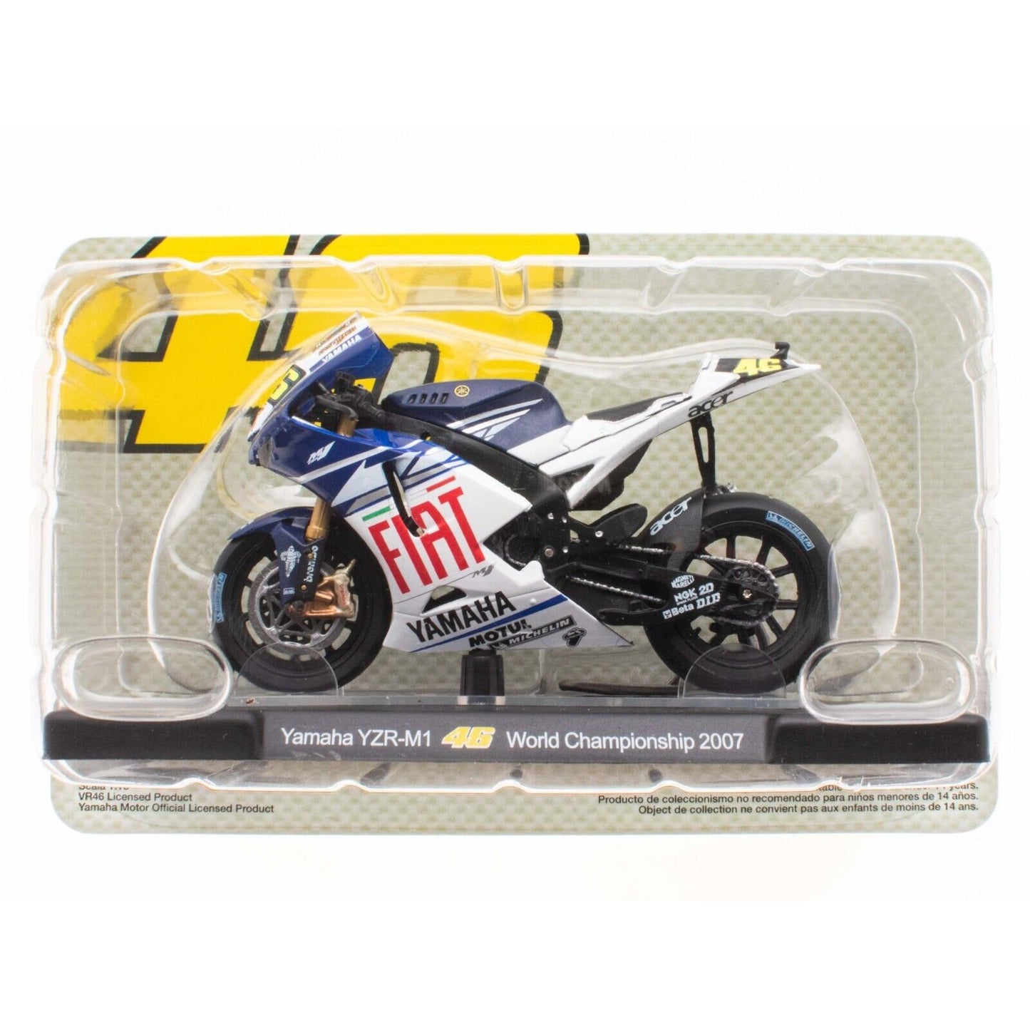 Yamaha YZR-M1 Valentino Rossi (World Championship 2007) in Blue/White
