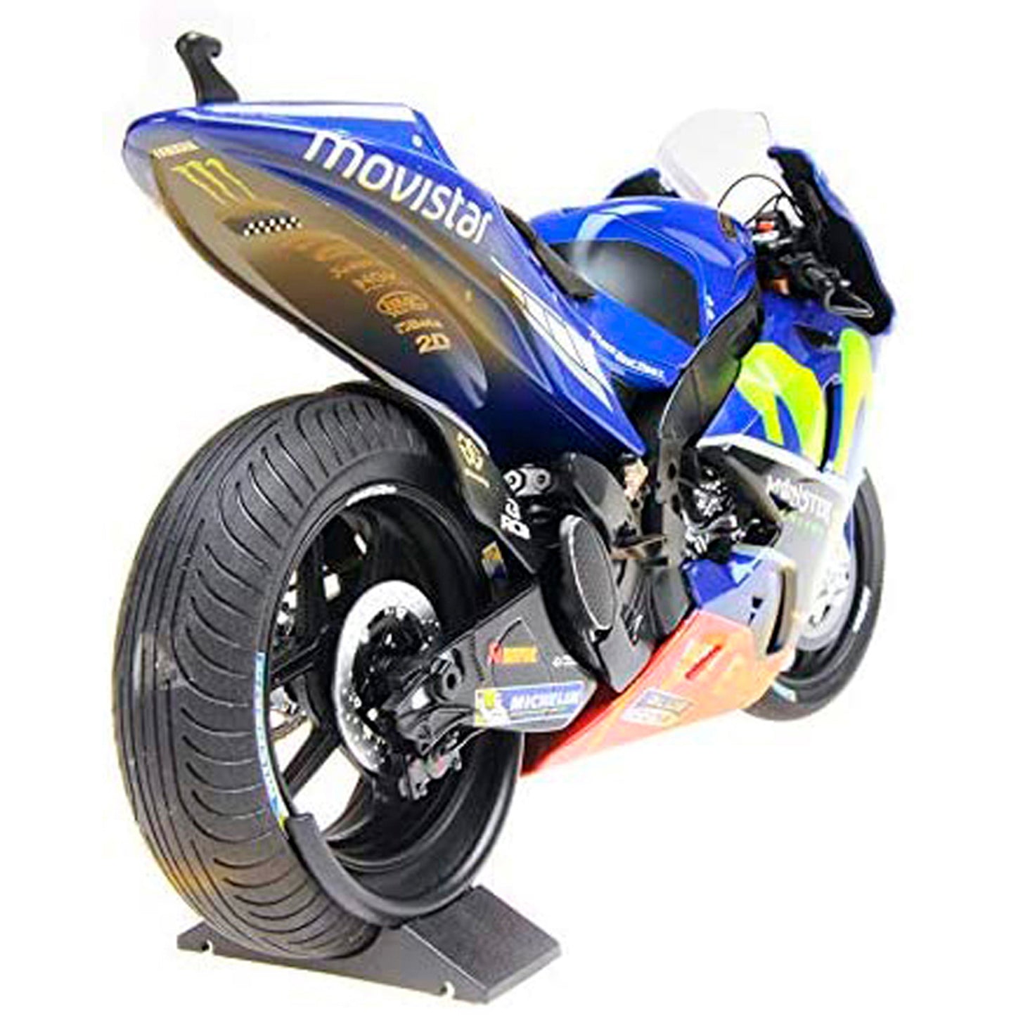 Yamaha YZR-M1 Movistar Maverick Vinales (Malaysia MotoGP Dirty Version 2017) in Blue
