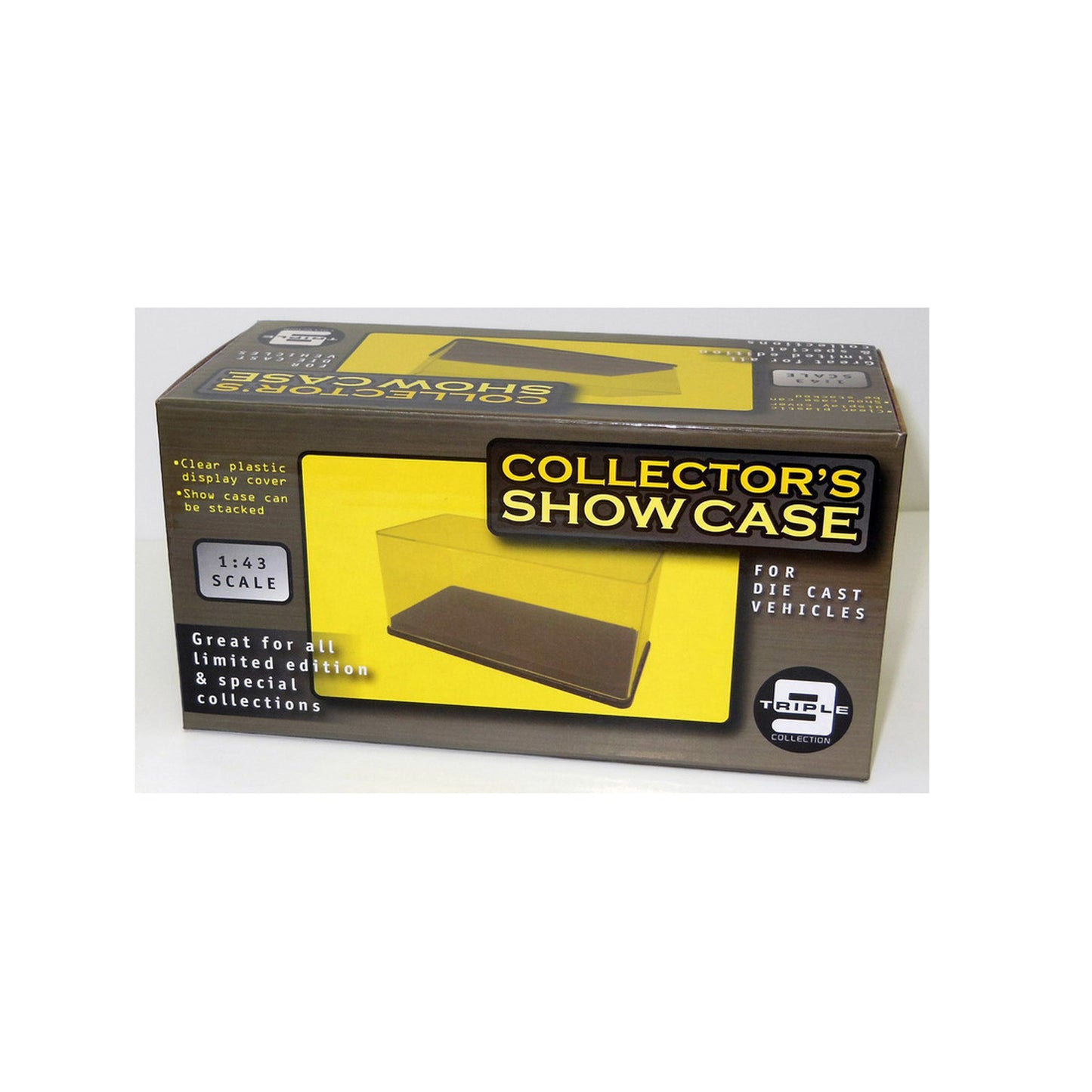 1-43 Acrylic Stackable Display Case in Black