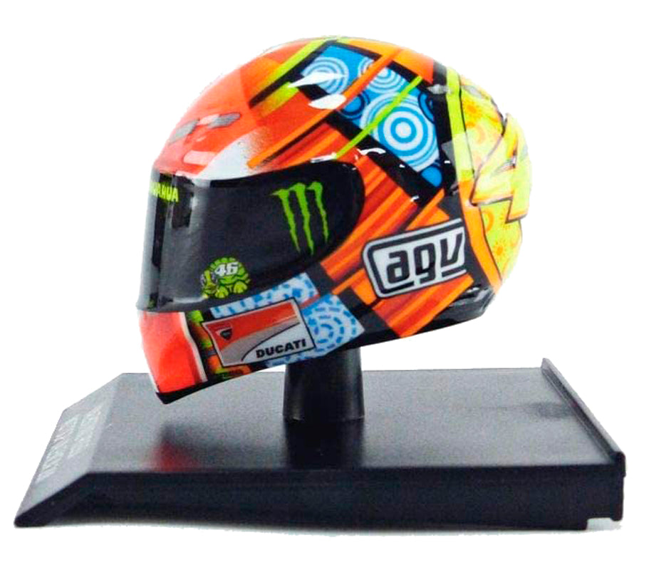 AGV Valentino Rossi (Valencia 2011) in Orange | Minichamps Collectible MiniModelShop AGV Valentino Rossi (Valencia 2011) in Orange | Minichamps Collectible MiniModelShop