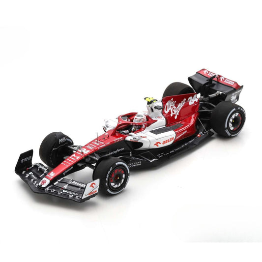 Alfa Romeo C42 ORLEN Zhou Guanyu (No.24 10th Italian GP 2022) in Red/White