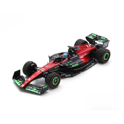 Alfa Romeo F1 Team KICK C43 Valtteri Bottas (No.77 Belgian GP 2023) in Red/Black