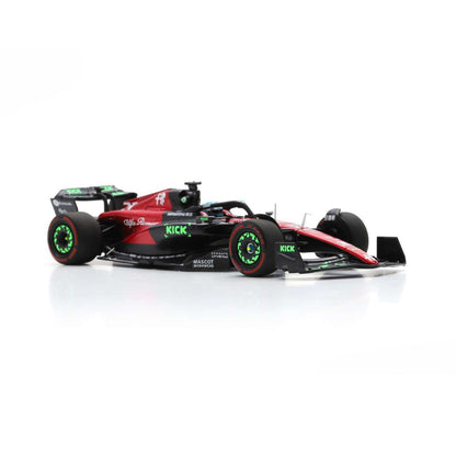 Alfa Romeo F1 Team KICK C43 Valtteri Bottas (No.77 Belgian GP 2023) in Red/Black