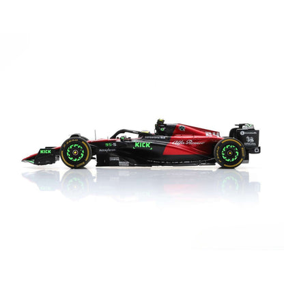 Alfa Romeo F1 Team Kick C43 Zhou Guanyu (No.24 Belgian GP 2023) in Red/Black