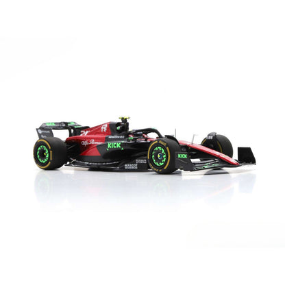 Alfa Romeo F1 Team Kick C43 Zhou Guanyu (No.24 Belgian GP 2023) in Red/Black
