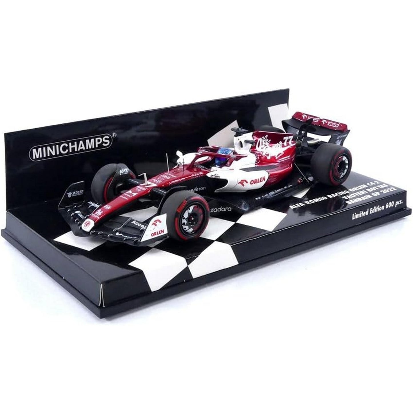 Alfa Romeo ORLEN C42 Valtteri Bottas (No.77 Bahrain GP 2022) in Red/White