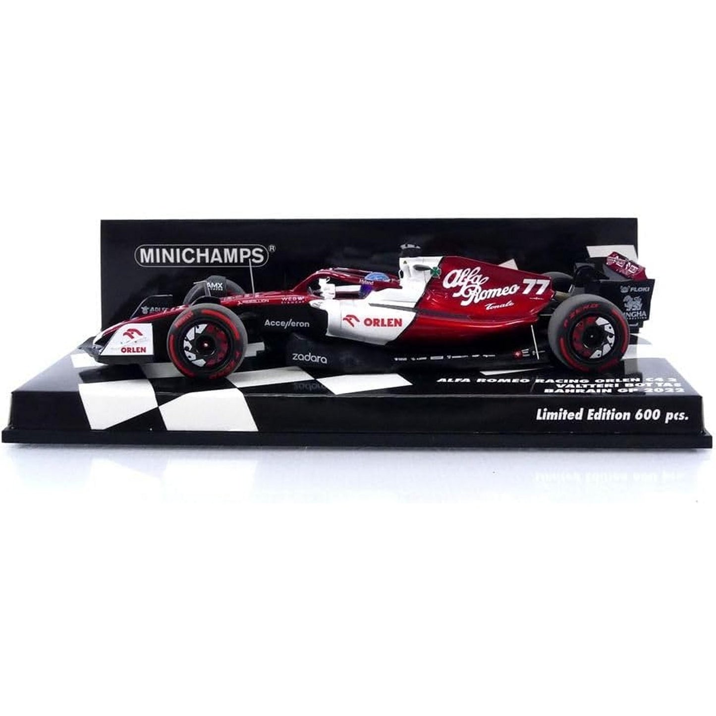 Alfa Romeo ORLEN C42 Valtteri Bottas (No.77 Bahrain GP 2022) in Red/White