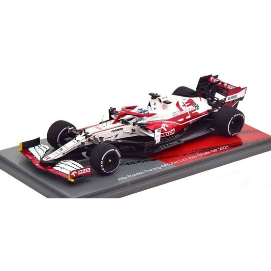 Alfa Romeo Racing ORLEN C41 Kimi Raikkonen (Abu Dhabi GP 2021) in Red/White
