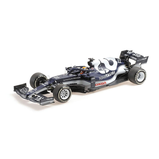 AlphaTauri Scuderia Honda AT02 Yuki Tsunoda (Bahrain GP 2021) in Blue/White