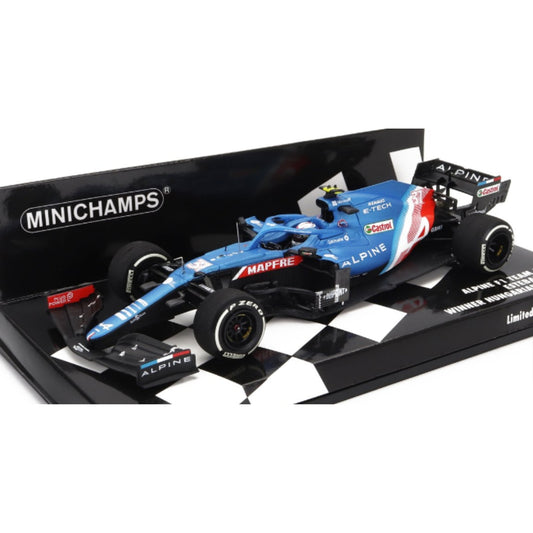 Alpine A521 Esteban Ocon (No.31 Winner Hungarian GP 2021) in Blue