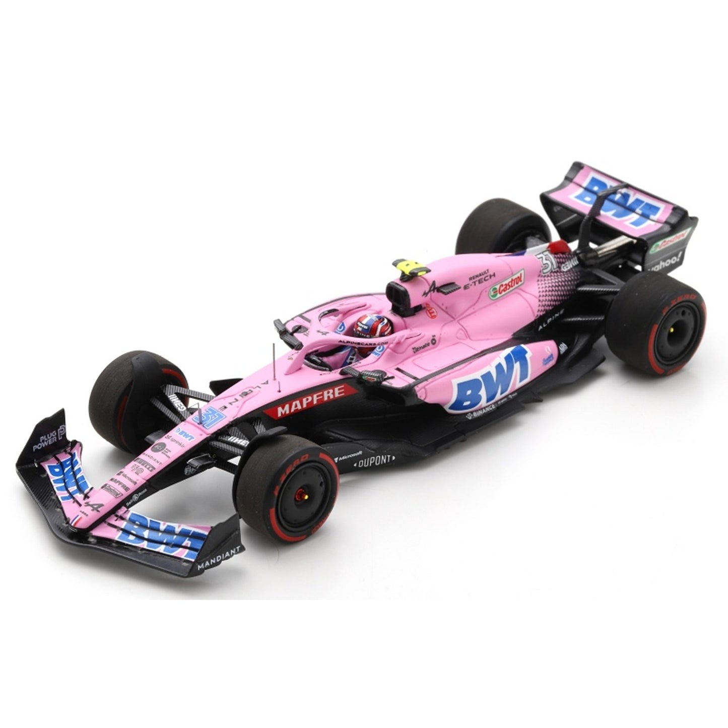 Alpine A522 BWT Esteban Ocon (7th Bahrain GP 2022) in Pink