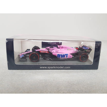 Alpine A522 BWT Fernando Alonso (9th Bahrain GP 2022) in Pink