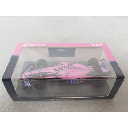 Alpine A522 BWT Fernando Alonso (9th Bahrain GP 2022) in Pink