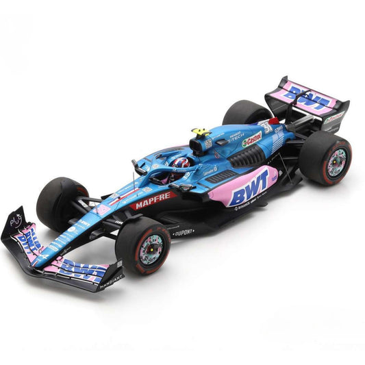 Alpine A522 Esteban Ocon (Free Practice Miami GP 2022) in Blue/Pink