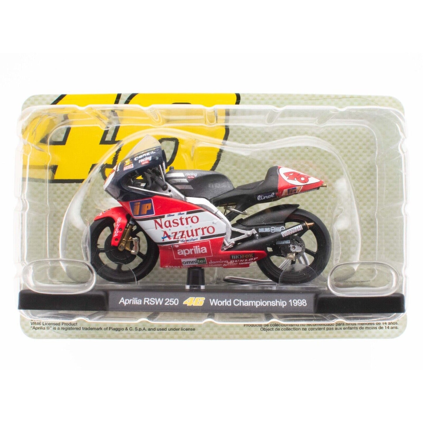 Aprilia RSW 250 Valentino Rossi (World Championship 1998) in Red/Navy