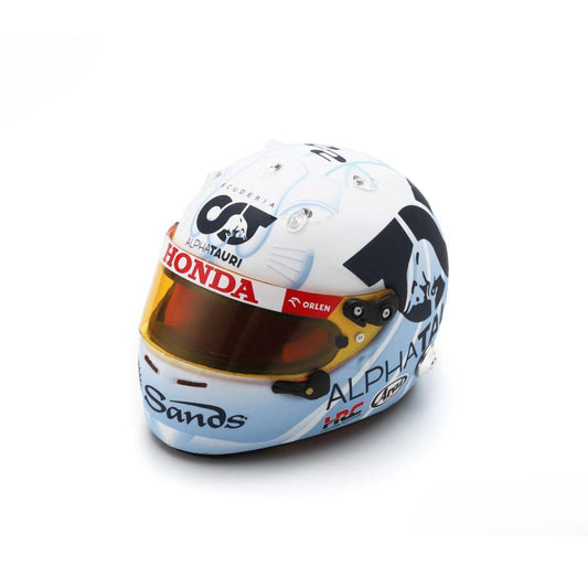 Arai AlphaTauri F1 Team Replica Helmet Yuki Tsunoda (Singapore GP 2023) in White/Blue
