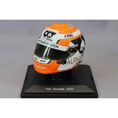 Arai Alphatauri Replica Helmet Yuki Tsunoda (2022) in White/orange