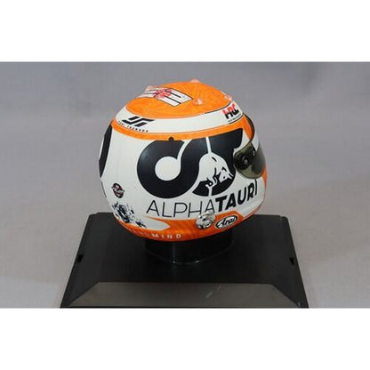 Arai Alphatauri Replica Helmet Yuki Tsunoda (2022) in White/orange
