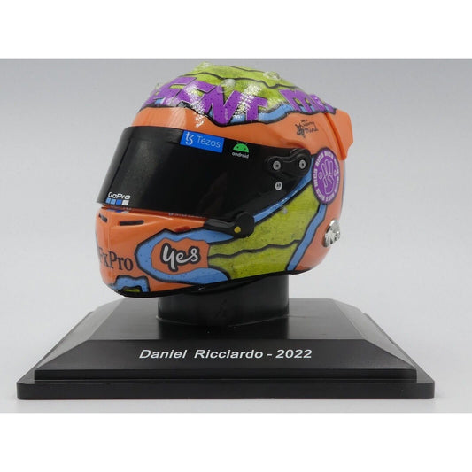 Arai McLaren Daniel Ricciardo (2022) in Orange/Blue/Yellow