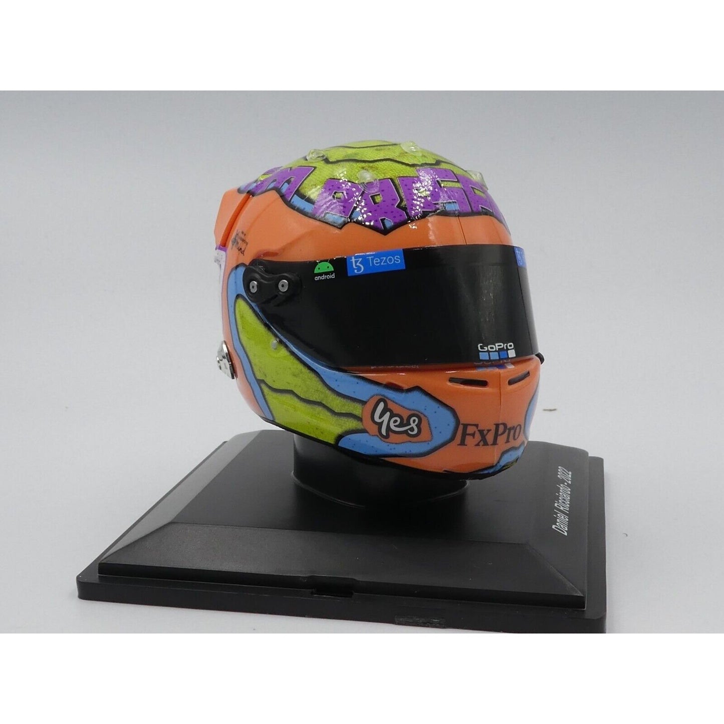 Arai McLaren Daniel Ricciardo (2022) in Orange/Blue/Yellow