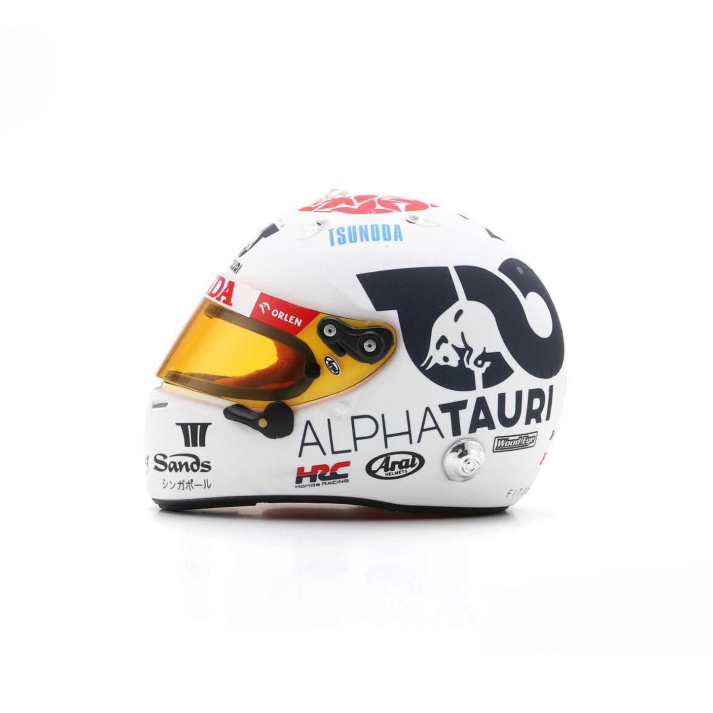 Arai Scuderia AlphaTauri Yuki Tsunoda (Japanese GP 2023) in White/Blue